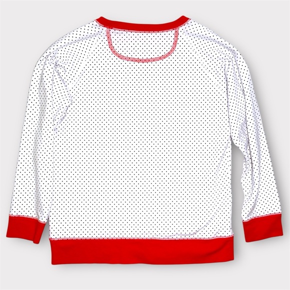 TBBC Beaufort Bonnet Company Polka Dot Microdot Logo Crewneck Pullover Girls 10 - Picture 3 of 6